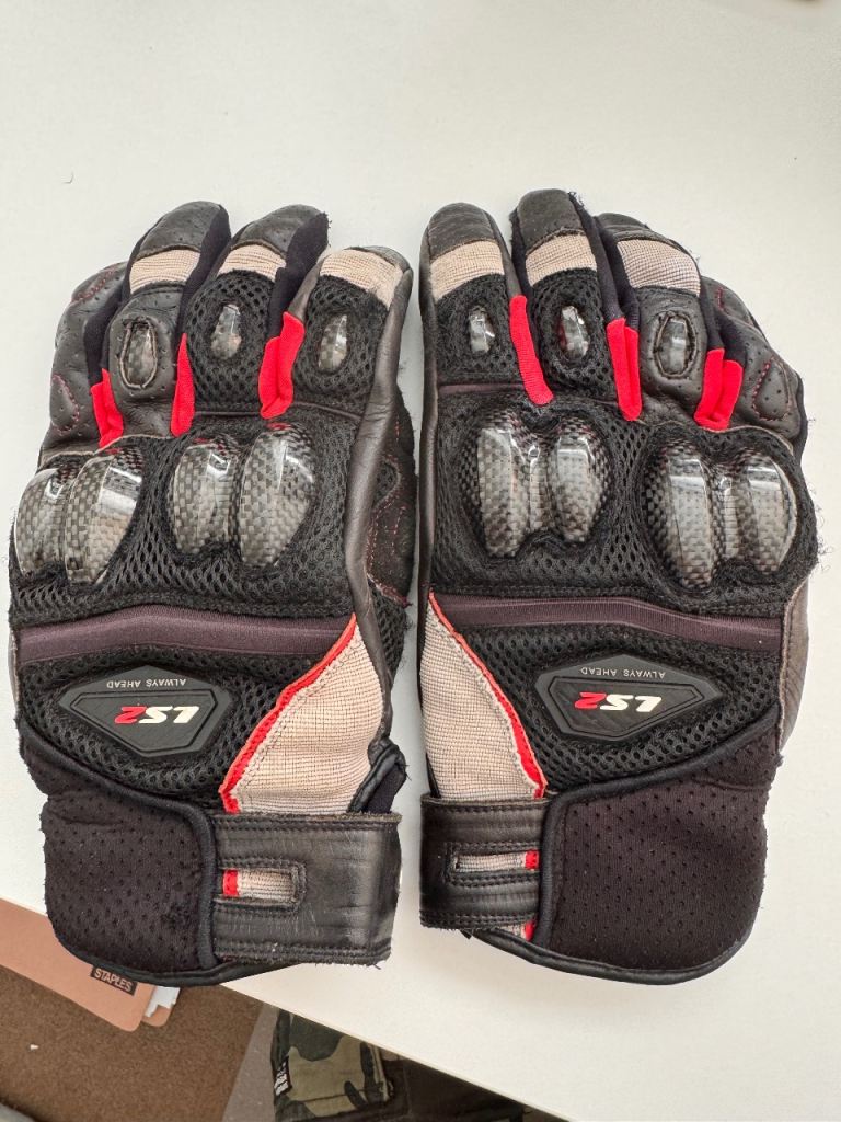 LS2 Spark 2 Air motorcycle gloves 2XL