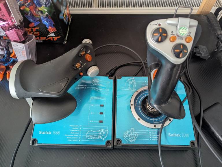 Saitek X45 Flight Control System – Good Condition