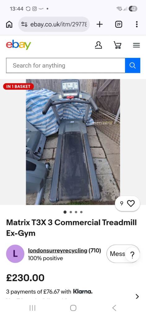 MATRIX RUNNING MACHINE