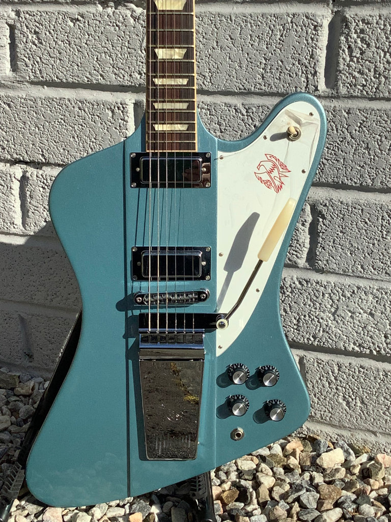 Gibson Firebird 2015, Lyre Vibrola, Pelham Blue
