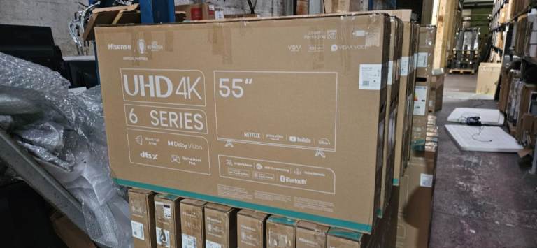 55 inch smart tv 4k ultra HD HDR brand new with 12 month warranty hisense 