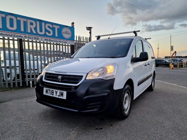 2018 Peugeot Partner 850 SE 1.6 BlueHDi 100 Van [non Start Stop] PANEL VAN Diesel Manual