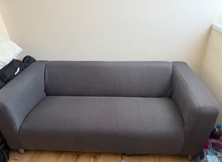 2 seater grey sofa