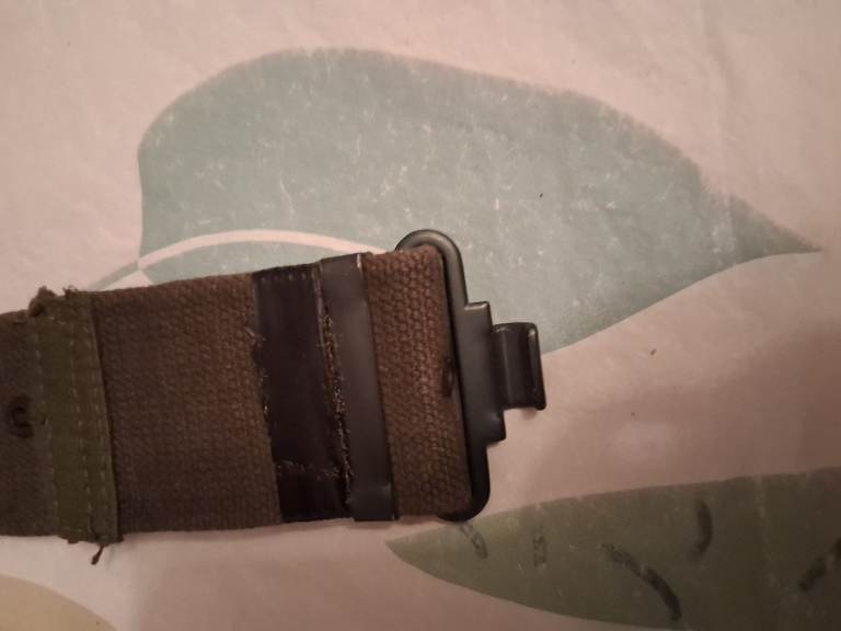 British Military 58 webbing belt worn but in very good condition £10