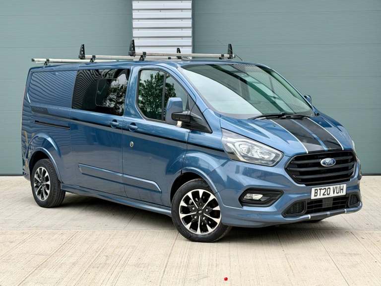 FORD TRANSIT CUSTOM SPORT 2.0 EcoBlue 2020 (20) CREW CAB + 5 SEATS PANEL VAN