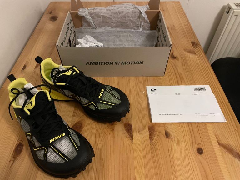 Unused and boxed Inov-8 Men’s MudTalon Speed Trail Trainers