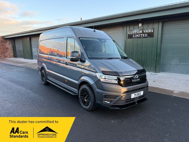 2025/75 MAN TGE 4X4 180 BITURBO LION XC VAN AUTO CRAFTER GREY