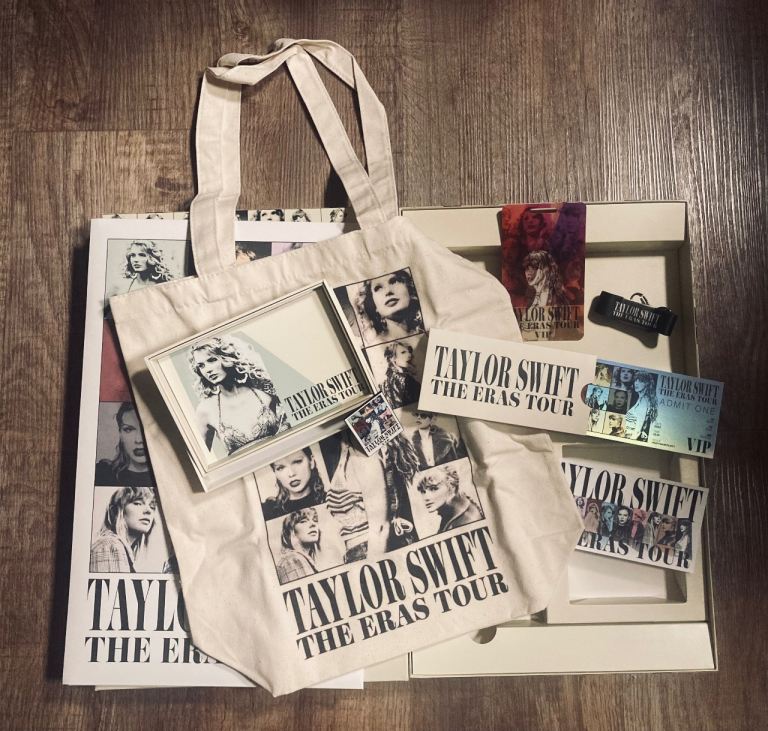 image for New Taylor Swift The Eras Tour VIP Merchandise Box 2024 Tour