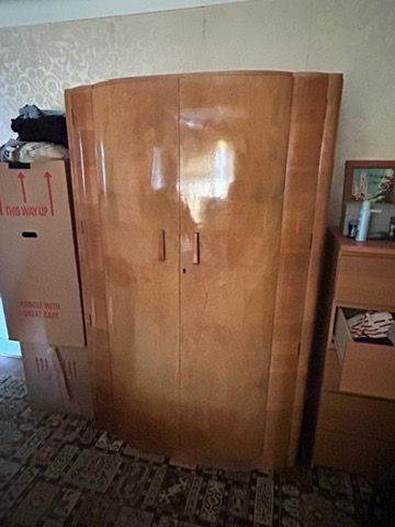 1930's Art Deco Wardrobe