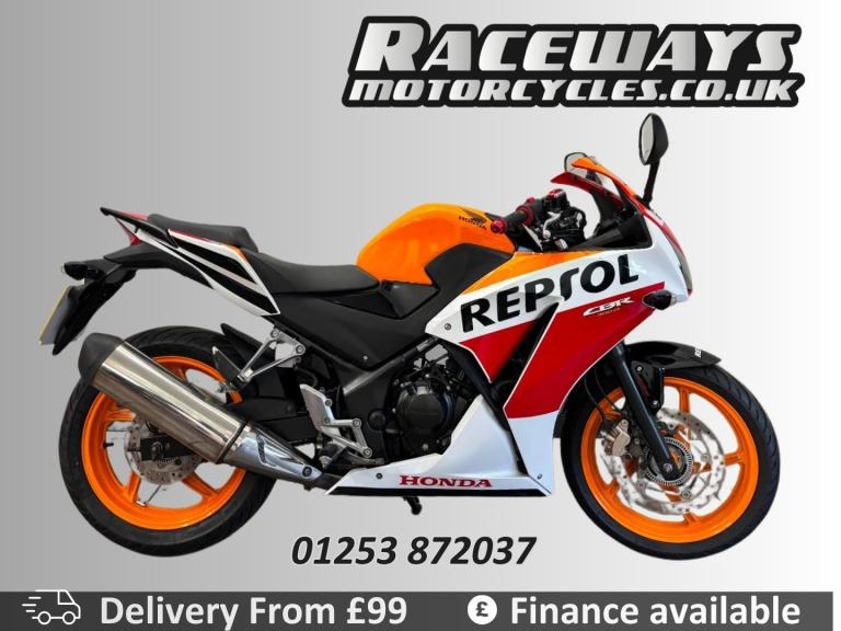 HONDA CBR300R 2018 ORANGE 4,699 MILES USED MOTORCYCLE