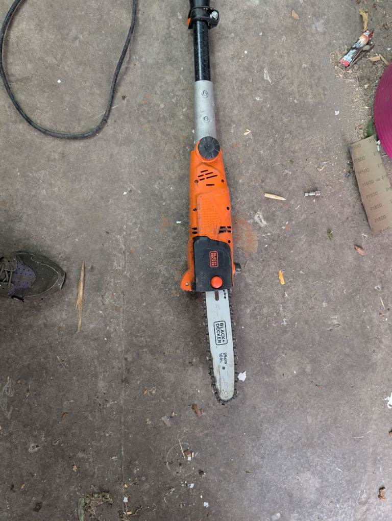 Black and decker electric corded pole saw 