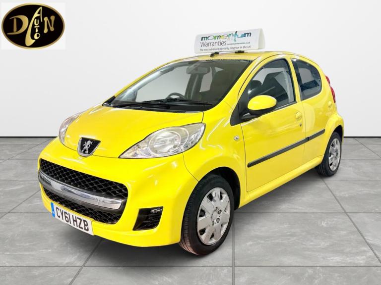 2012 Peugeot 107 1.0 Urban 5dr 2-Tronic HATCHBACK Petrol Automatic