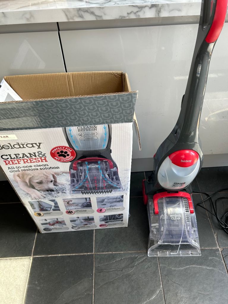 Beldray all in one carpet cleaner.