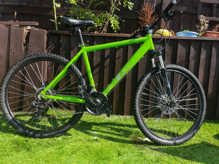 Apollo Valier Men's Mountain Bike – Bright Green, Good Condition
