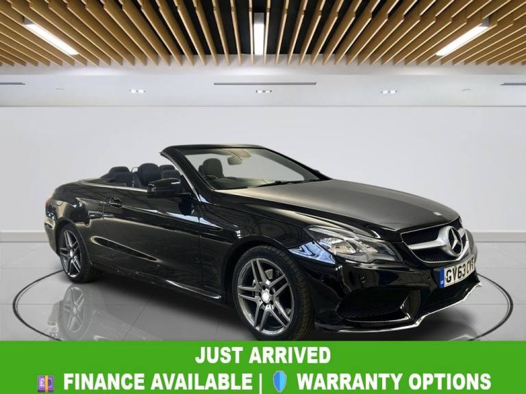 2014 Mercedes-Benz E Class E220 CDI AMG Sport 2dr 7G-Tronic CONVERTIBLE DIESEL Automatic