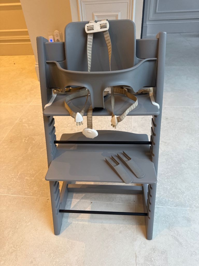 Stokke Tripp Trapp high chair and baby set