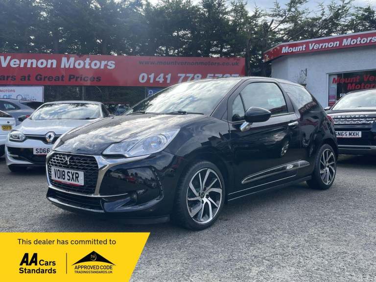 2018 DS Automobiles DS 3 1.2 PureTech Connected Chic 3dr EAT6 HATCHBACK PETROL Automatic