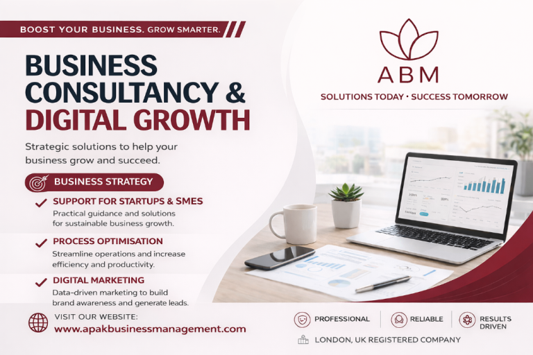 Business Consultancy & Digital Marketing Strategy – London