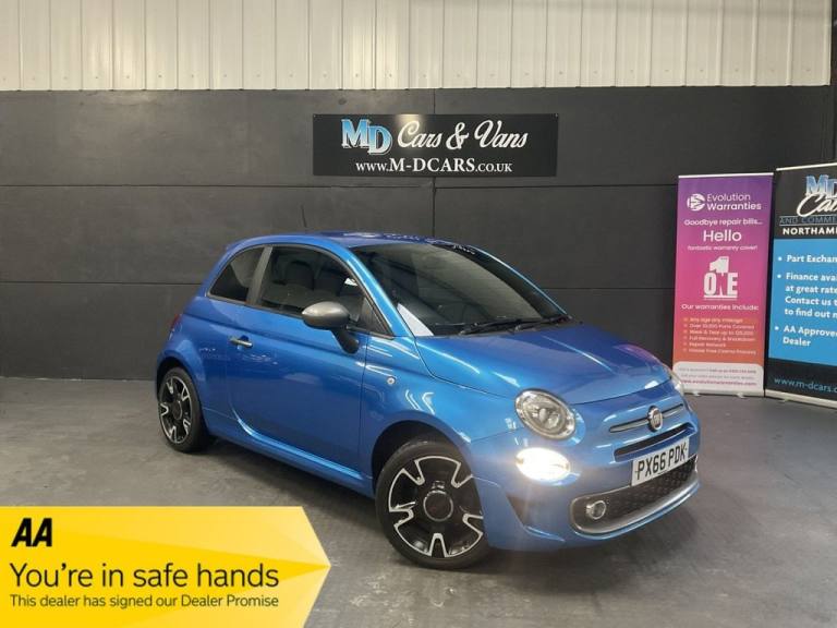 2016 Fiat 500 1.2 S Hatchback 3dr Petrol Manual Euro 6 (s/s) (69 bhp) Hatchback Petrol Manual