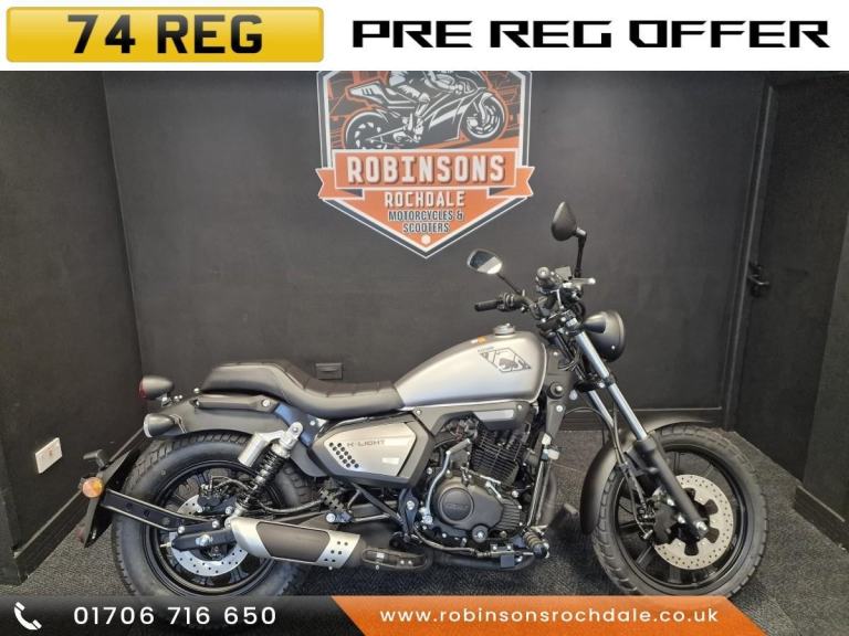 Pre Reg Keeway K Light 125cc learner legal cruiser.