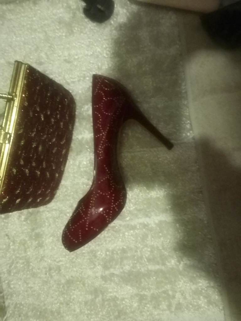 Strappy heals shoes size 6 a couple 6.5