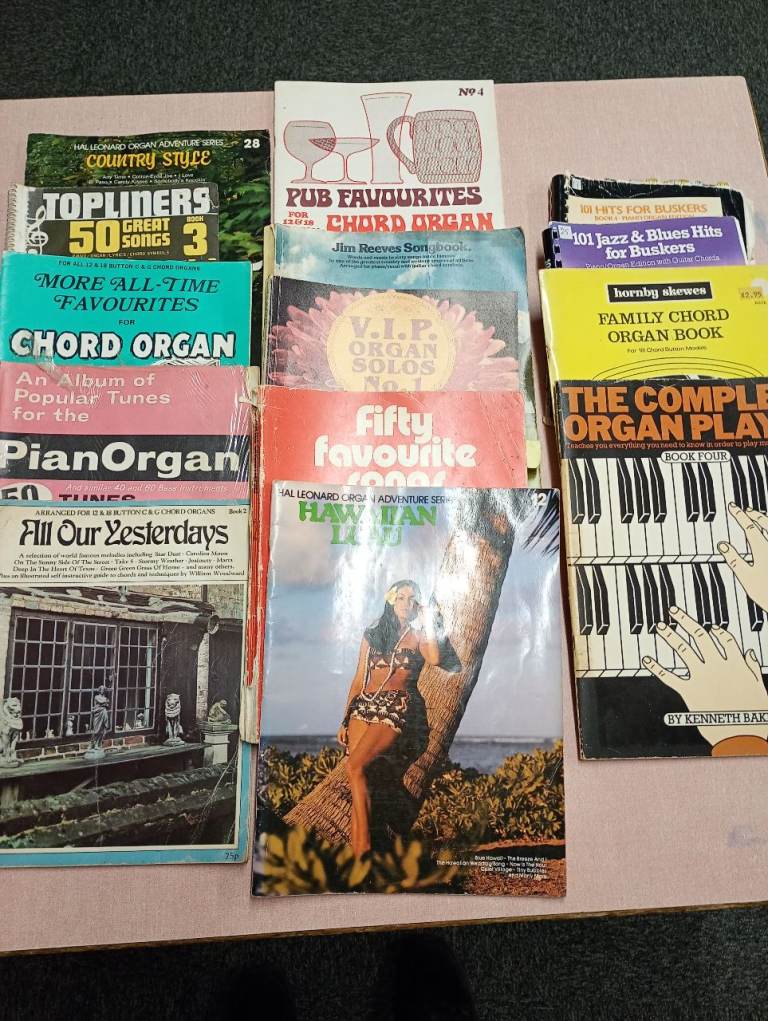 Electric organ music books 