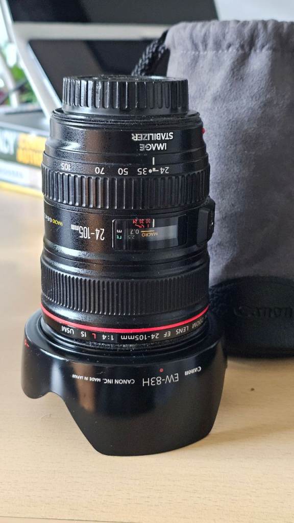 Canon 24-105mm f4 L series pro lens