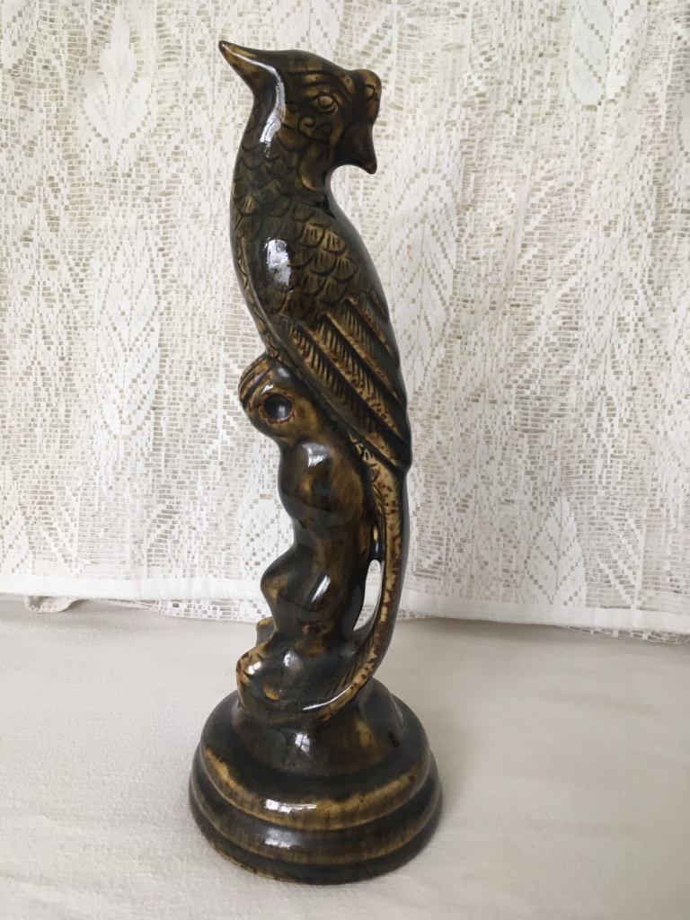 Thai Celadon Bird Of Paradise Asian Collectable Figurine
