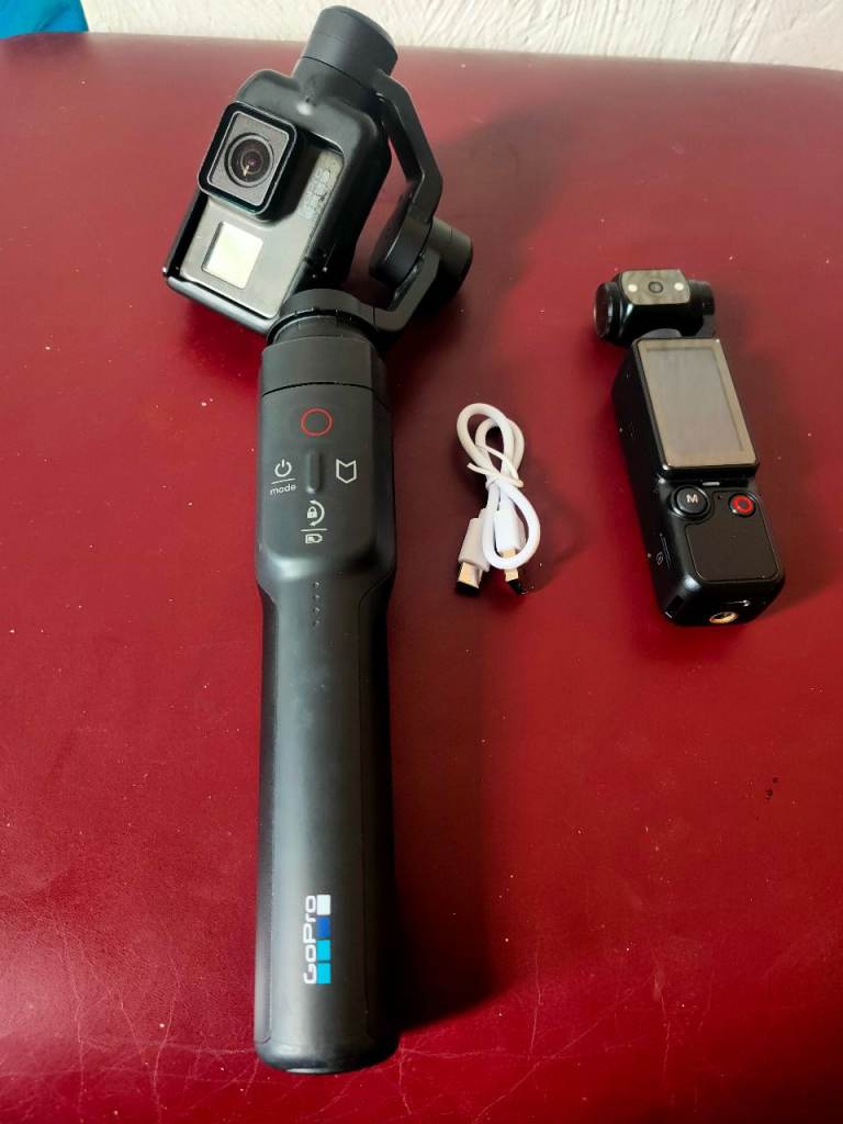 Gopro Hero 5 Black and Q7 Digital Camera (both used)