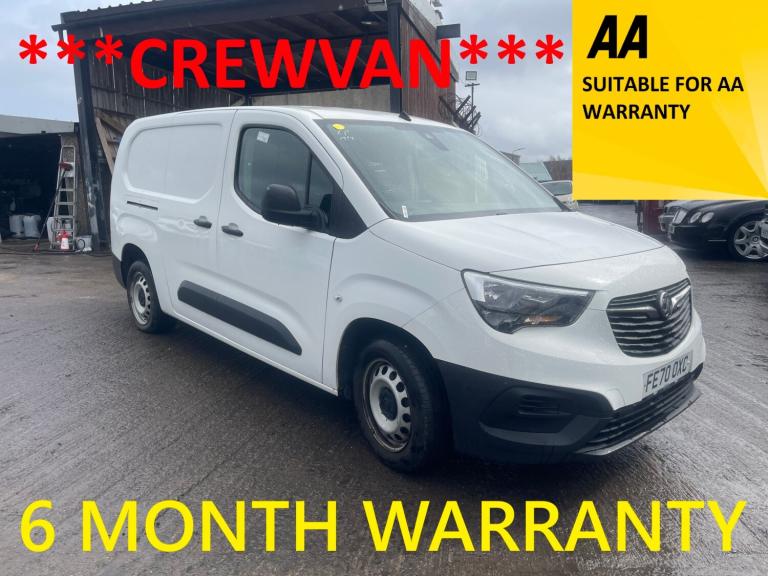 2021 Vauxhall Combo 2300 1.5 Turbo D 100ps H1 Edition Crew Van PANEL VAN Diesel Manual