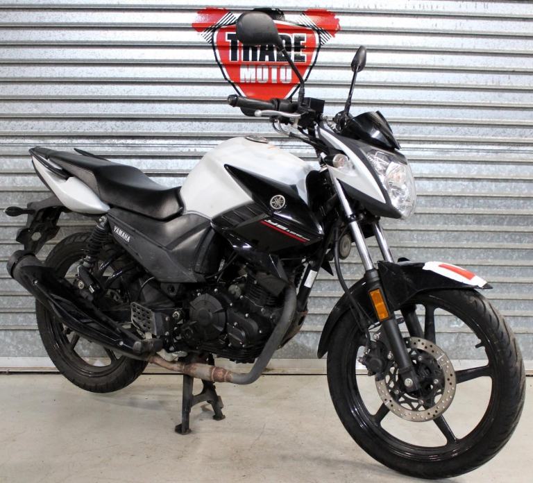 2019 19 YAMAHA YS 125 LEARNER LEGAL TRADE SALE WHITE 7K MILES NEW MOT YS125 YBR