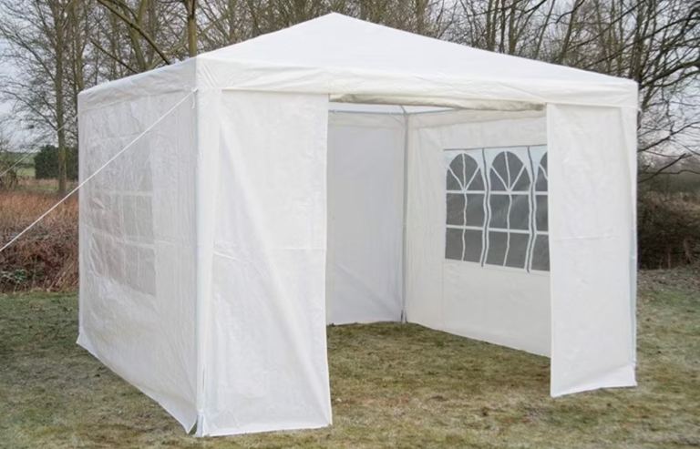Gazebo canopy tent hire bq birthday wedding 3x3 m 