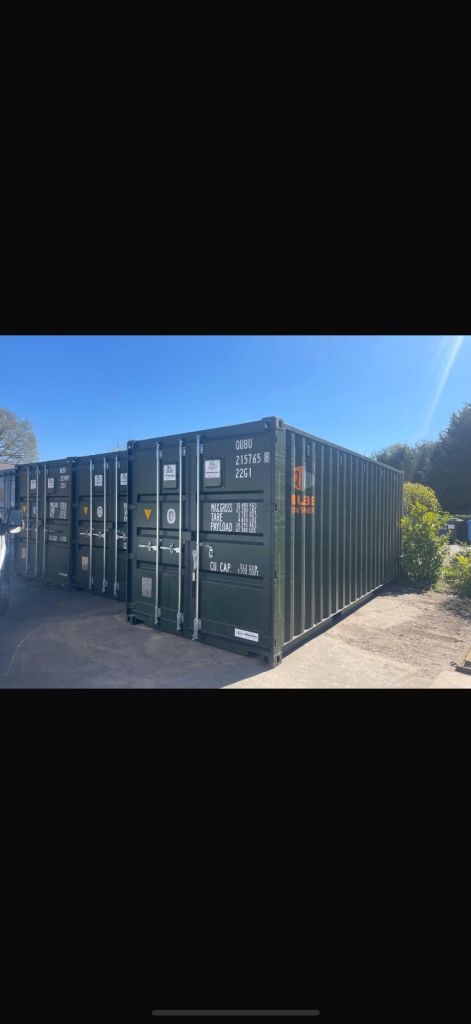 20ft new storage/shipping container, secure private yard, 24hr cctv, prime location 