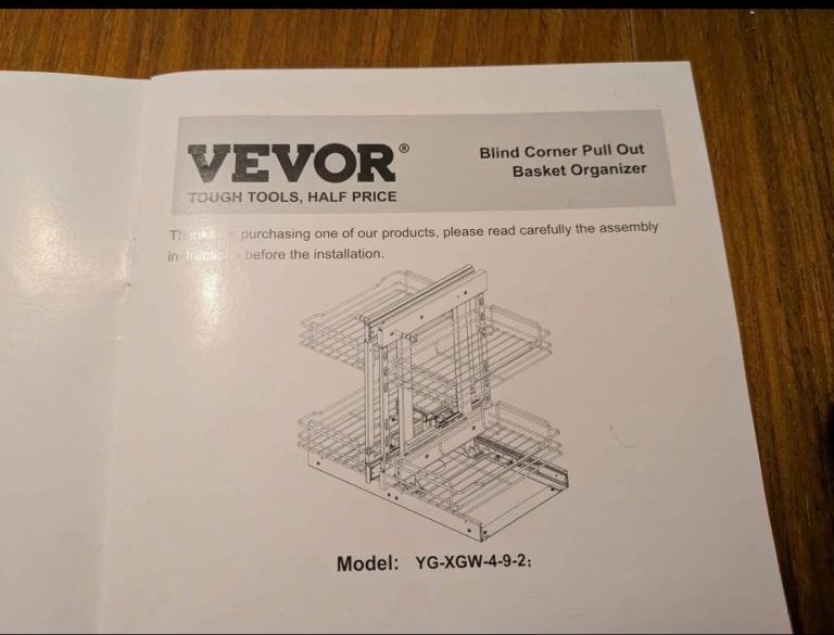 New Internal corner kitchen cupboard shelving