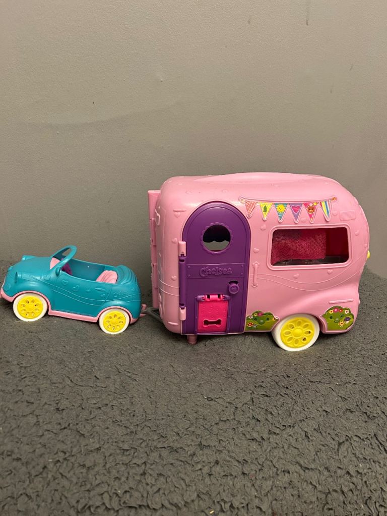 Damaged Chelsea camper and doll