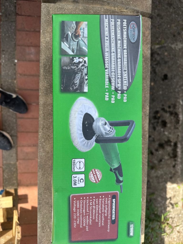 New Hofftech Polishing Machine 1200W – Variable Speed with Pad
