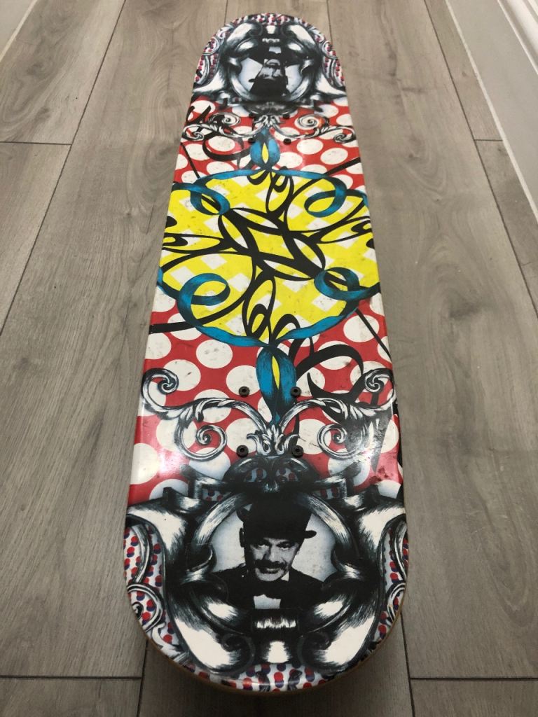 Rare Christian Louboutin Art Deck|Independent Trucks|Spitfire 54mm streetwear art