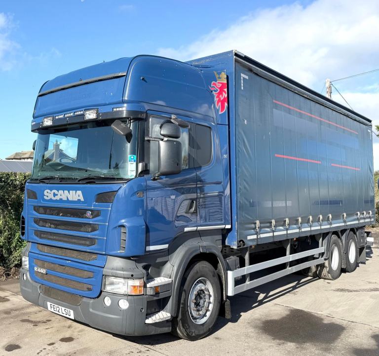 2012 SCANIA R440 CURTAINSIDER REAR BARN DOORS 26 TON 10 TYRE TWIN SLEEPER EEV