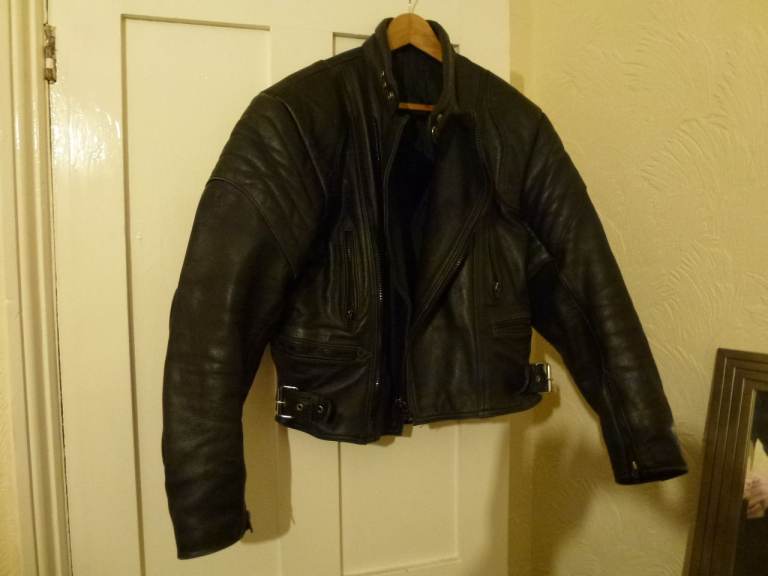 Sidi Men's Leather Bike Jacket Size 42