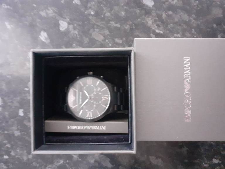 armani chronograph watch, as new,christmas gift bargain