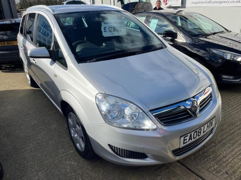 2008 Vauxhall Zafira 1.8 16V Breeze Euro 4 5dr MPV Petrol Manual
