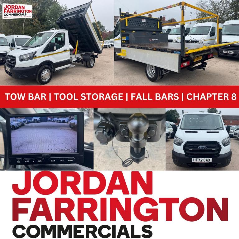 2023 FORD TRANSIT TIPPER ALLOY INGIMEX BODY RWD DRW SINGLE CAB **LOW MILES**
