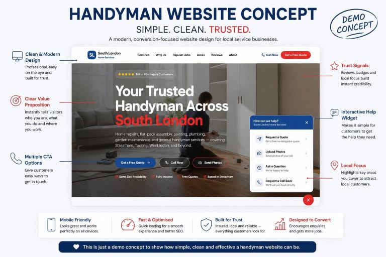 Affordable Website Design for Trades & Local Businesses