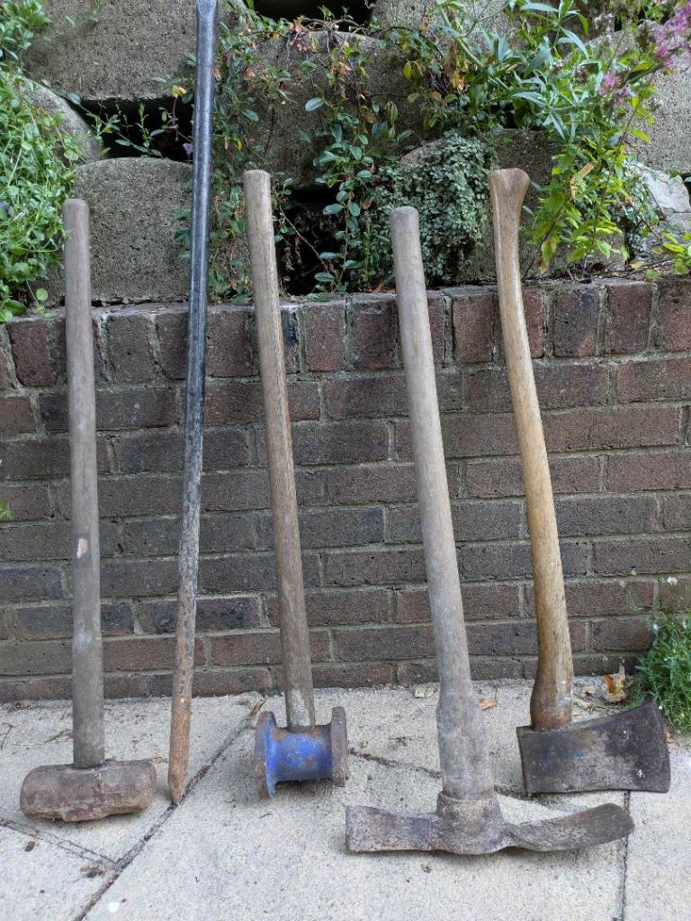 Set of heavy duty builders tools.