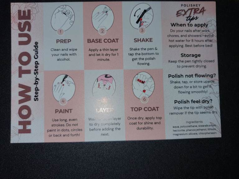 Ideal Xmas present for beautiful nails.Brand new. Polishy Rose Set