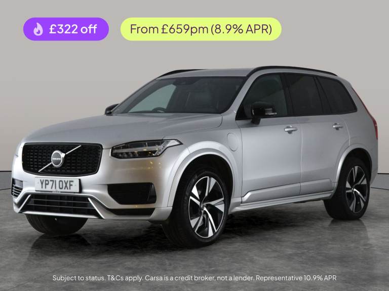 image for 2021 Volvo XC90 2.0h T8 Twin Engine Recharge 11.6kWh R-Design SUV 5dr Petrol Plug-in Hybrid Suv P...