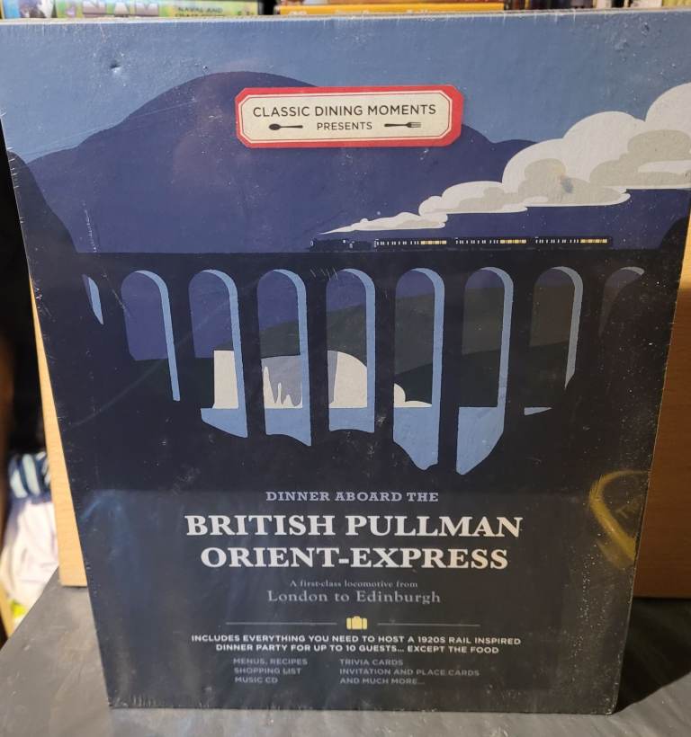 Dinner Party Game - Aboard The British Pullman Orient Express. New & Sealed