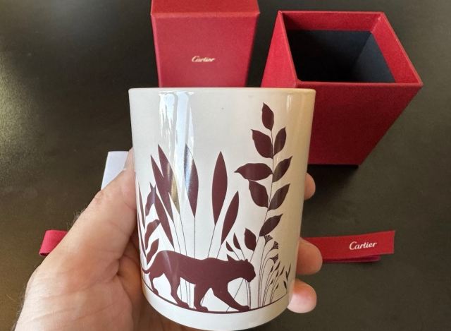 Cartier Panthere Bougie Parfumée NEW Scented Candle with Iconic