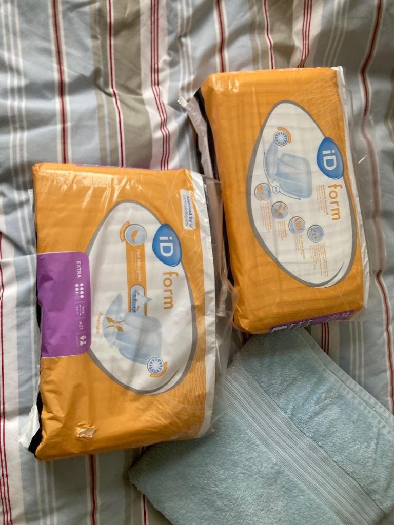 Two Packs of ID Form Extra Incontinence Pads – NEW