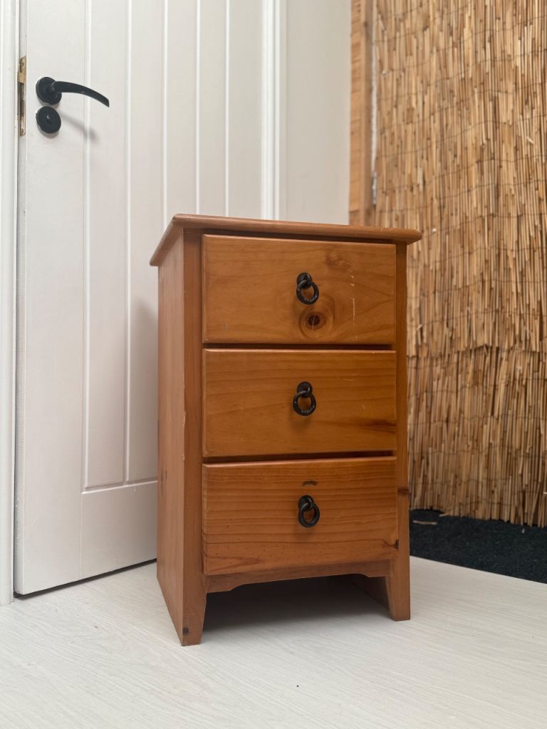 Wood Bedside Table 